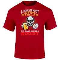 A Man Cannot Survive T Shirt