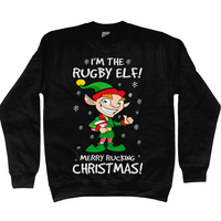 Rugby Elf Christmas Jumper