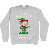 Rugby Elf Christmas Jumper