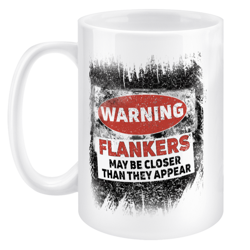 Warning Flankers Jumbo Mug