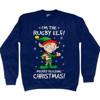 Rugby Elf Christmas Jumper