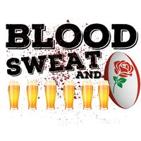 England Blood Sweat and Cheers Unisex T Shirt