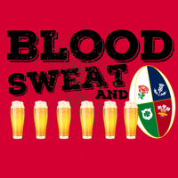 Lions Blood Sweat & Cheers Unisex T Shirt