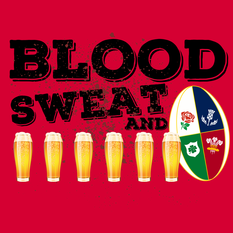 Lions Blood Sweat & Cheers Unisex T Shirt