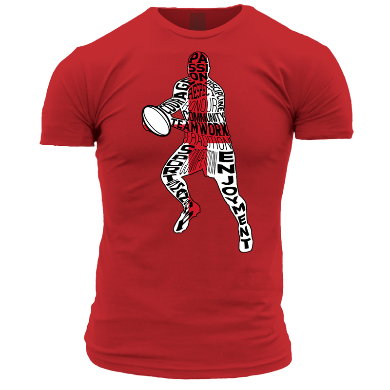 England Rugby Silhouette Unisex T Shirt