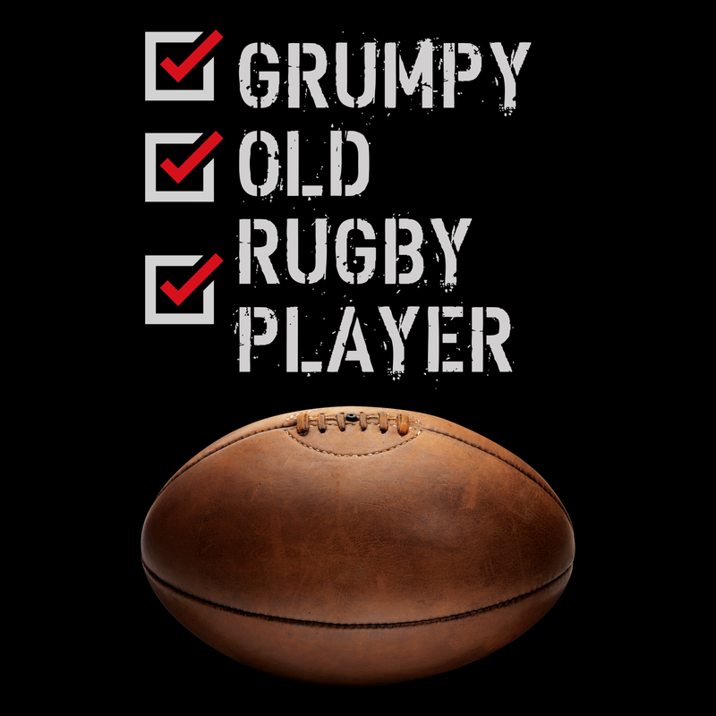 Grumpy Old Rugby Player Unisex Hoodie