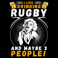 I Like Beer and Rugby Unisex T Shirt