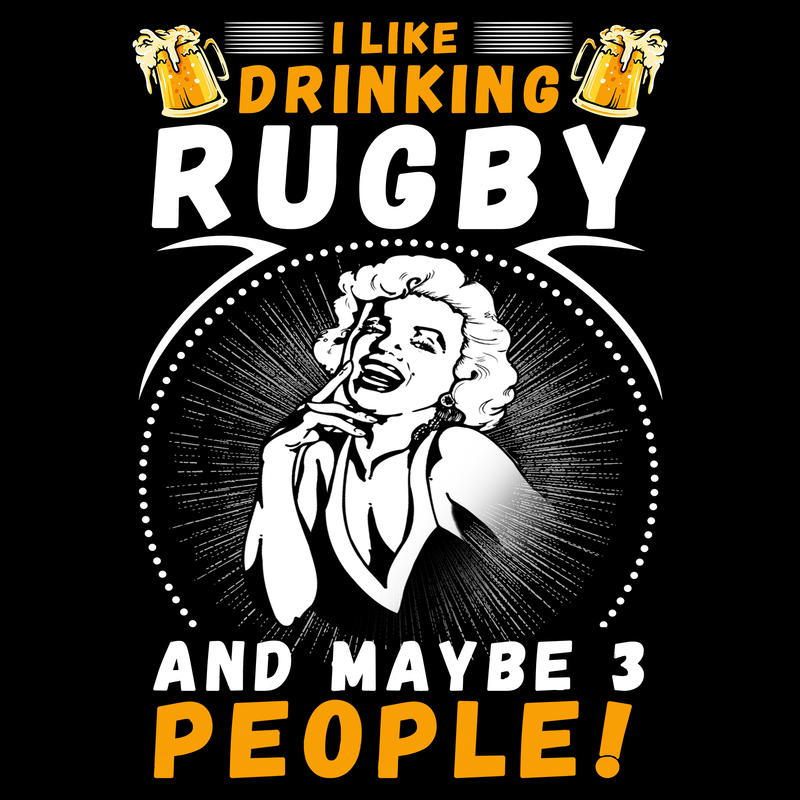 I Like Beer and Rugby Unisex T Shirt