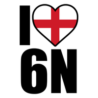 I Love 6N (England) Unisex T Shirt