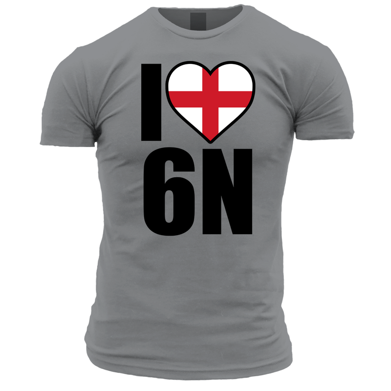 I Love 6N (England) Unisex T Shirt