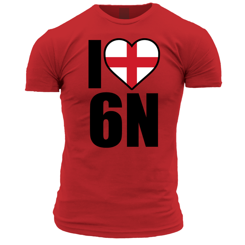 I Love 6N (England) Unisex T Shirt