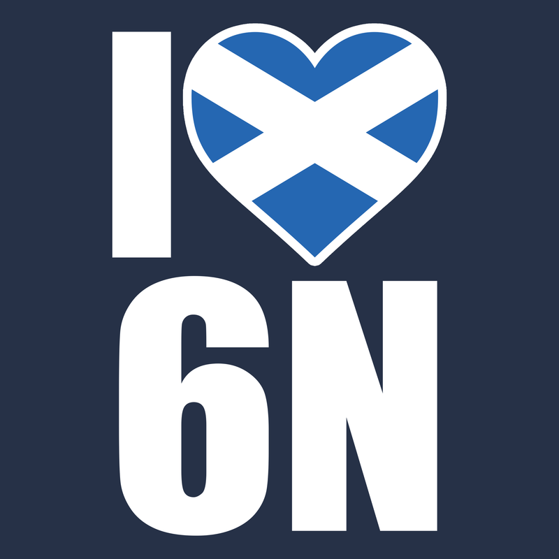 I Love 6N (Scotland) Unisex Sweatshirt