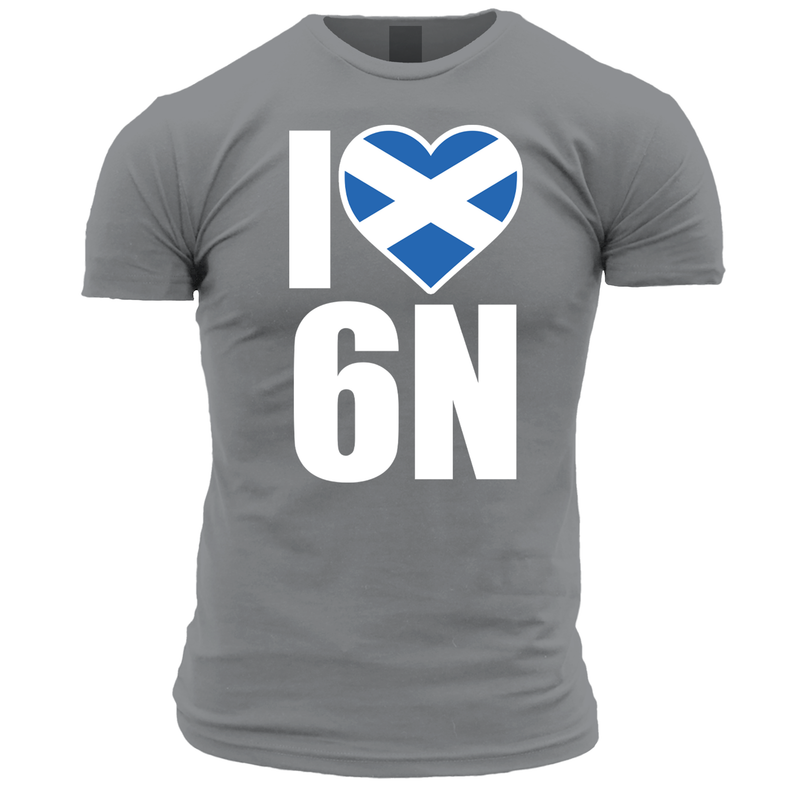 I Love 6N (Scotland) Unisex T Shirt