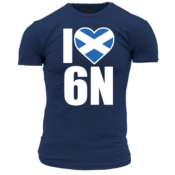I Love 6N (Scotland) Unisex T Shirt