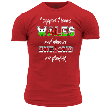 I Support 2 Teams (W) Unisex T Shirt