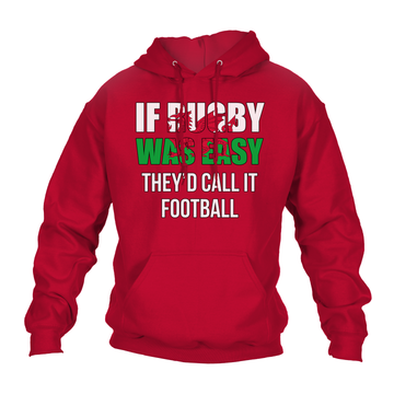 If Rugby Was Easy (W) Unisex Hoodie