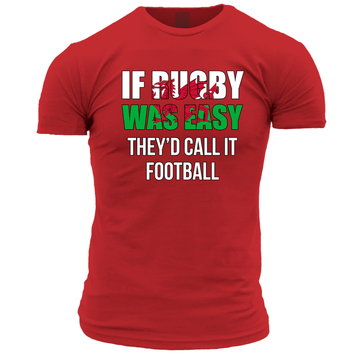 If Rugby Was Easy (W) Unisex T Shirt