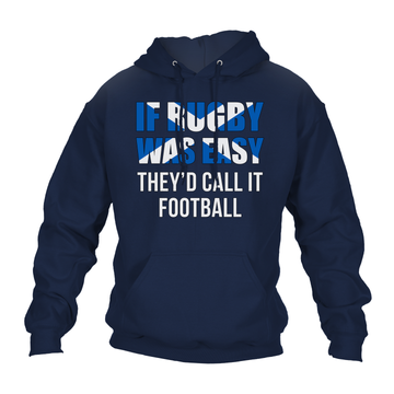 If Rugby Was Easy (S) Unisex Hoodie