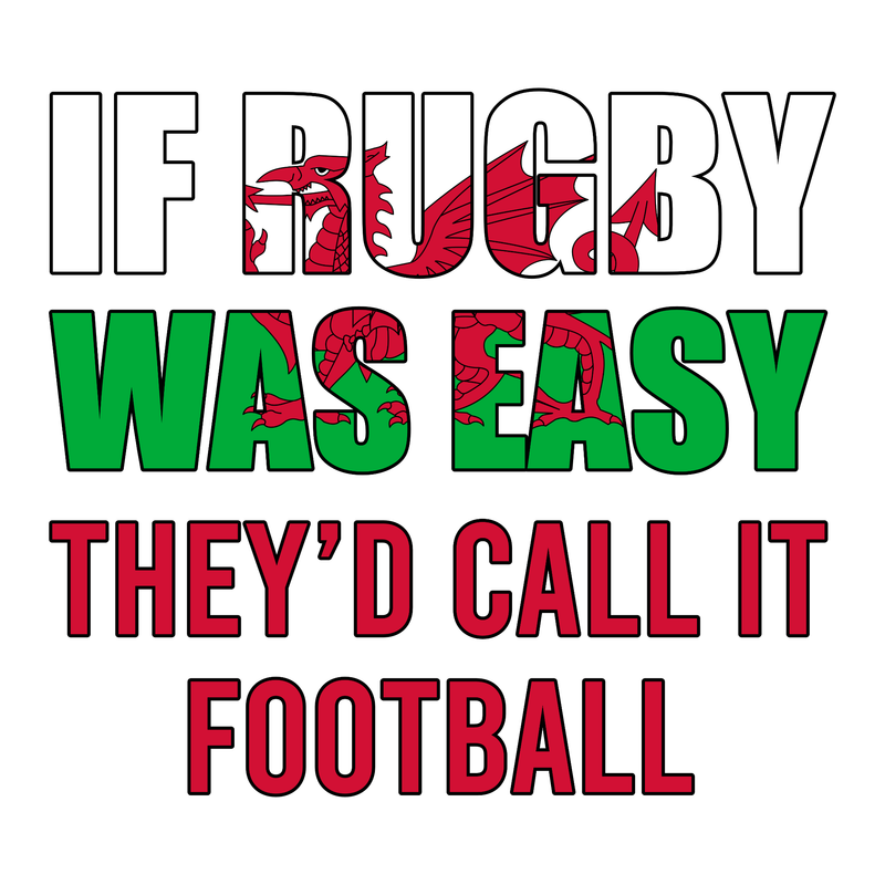 If Rugby Was Easy (W) Jumbo Mug