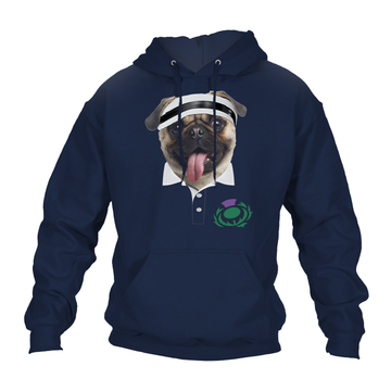 Scotland Pug Forward Unisex Hoodie