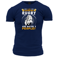 I Like Beer and Rugby Unisex T Shirt