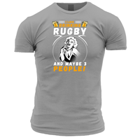 I Like Beer and Rugby Unisex T Shirt