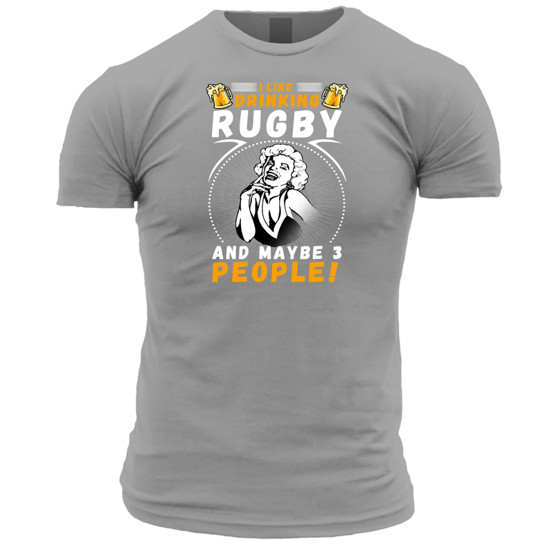 I Like Beer and Rugby Unisex T Shirt