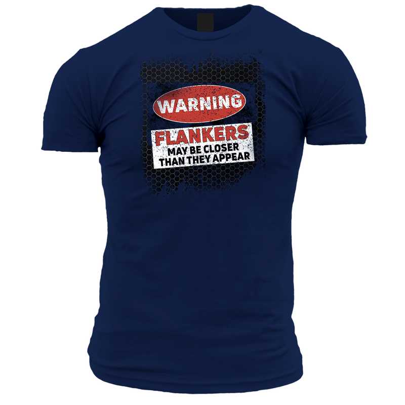 Warning Flankers Unisex T Shirt