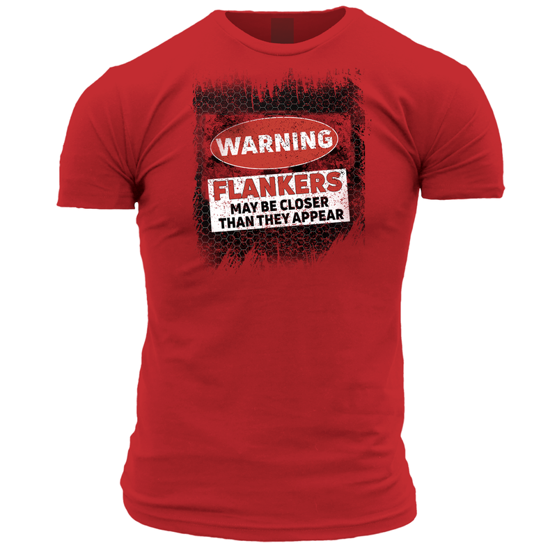 Warning Flankers Unisex T Shirt