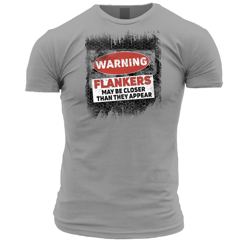 Warning Flankers Unisex T Shirt