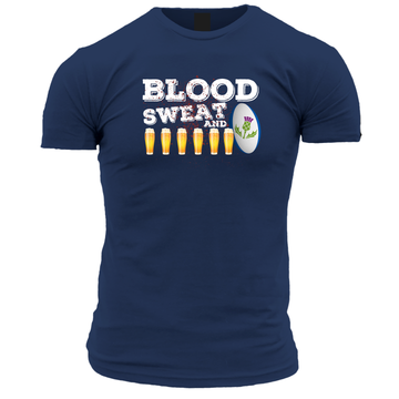 Scotland Blood Sweat and Cheers Unisex T Shirt
