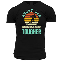 Rugby Dad Tougher Unisex T Shirt