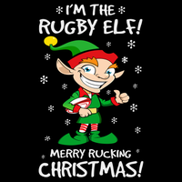 Rugby Elf Christmas Jumper