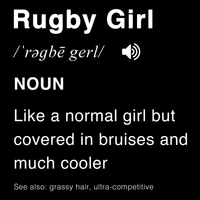 Rugby Girl Noun Hoodie