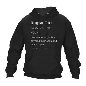 Rugby Girl Noun Hoodie