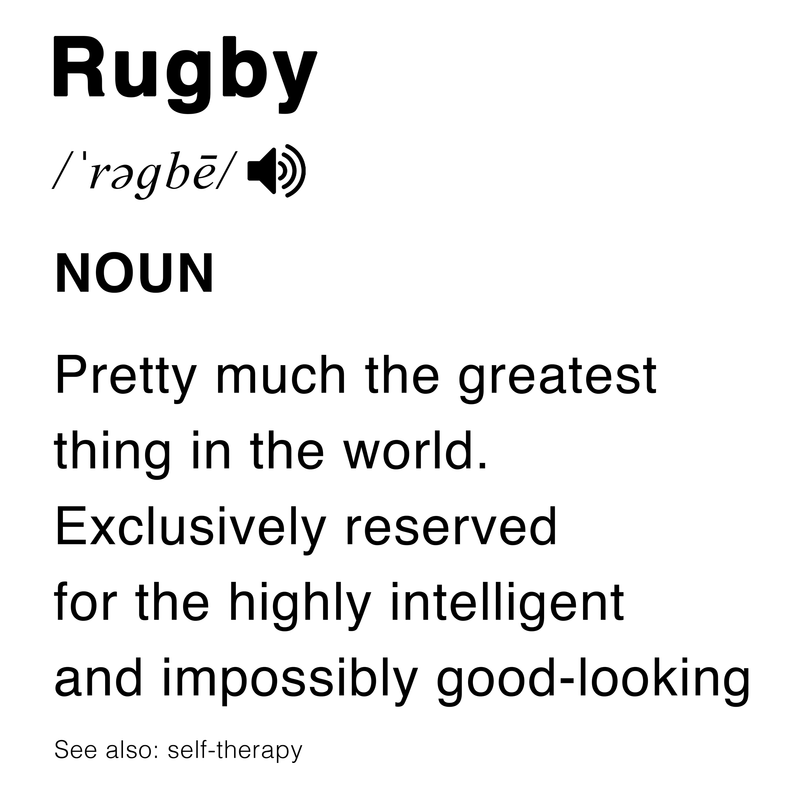 Rugby Noun Jumbo Mug