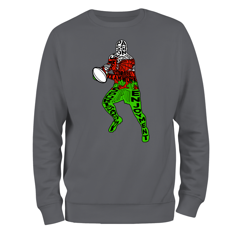 Wales Rugby Silhouette Unisex Sweatshirt