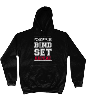 Crouch Bind Set Repeat Unisex Hoodie