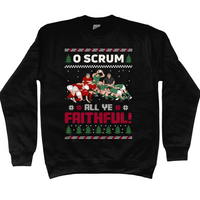 O Scrum All Ye Faithful Christmas Jumper