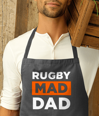 Rugby Mad Dad Premier Cotton Apron