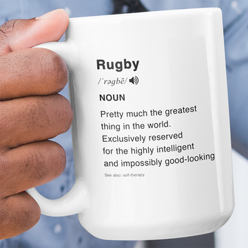 Rugby Noun Jumbo Mug