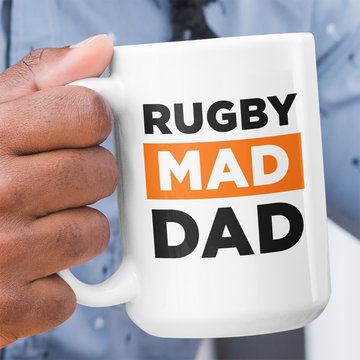 Rugby Mad Dad Jumbo Mug