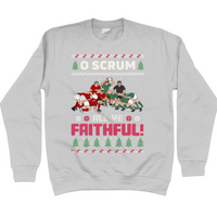 O Scrum All Ye Faithful Christmas Jumper