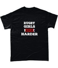 Rugby Girls Ruck Harder T Shirt