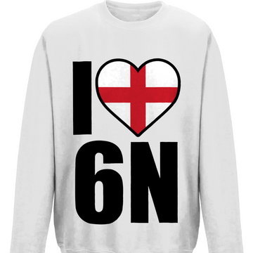 I Love 6N (England) Unisex Sweatshirt