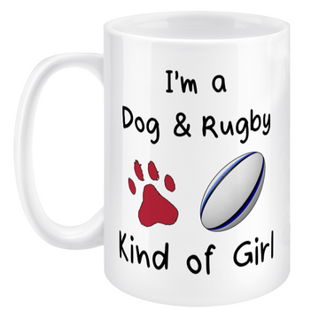 Dog & Rugby Kind Of Girl Jumbo Mug
