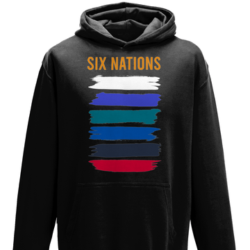 6 Nations Colours Unisex Hoodie