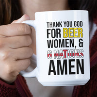 Thank You God (England) Jumbo Mug