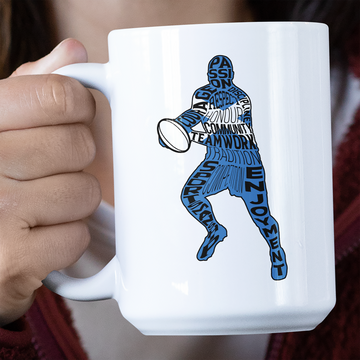 Scotland Rugby Silhouette Jumbo Mug