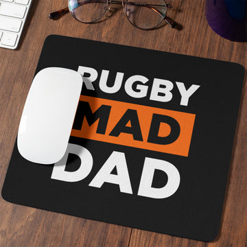 Rugby Mad Dad Mouse Mat